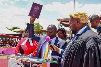 Change of Guard As H.E Irungu Is Sworn In As Governor Laikipia County
