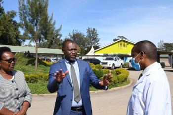 Deputy Governor Tours NTRH for a Progress assessment