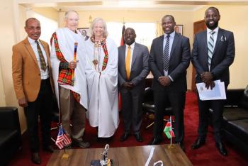 Courtesy call from the US ambassador to Kenya Margaret 