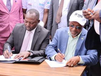Laikipia County Signs an MoU with Habitat For Humanity Kenya