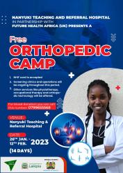 Free orthopedic Camp From 26th Jan to 12th Feb 2023 for 14 Days