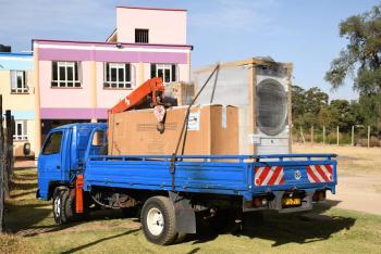 Nanyuki Teaching and Referral Hospital - NTRH Receives Automated Laundry Facility