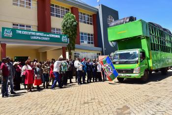 County Program of Distributing 50, 000 tanks, Takes Off